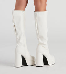 Rad And Retro Under The Knee Boots Newgew