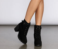Walk My Way Quilted Faux Suede Booties Newgew