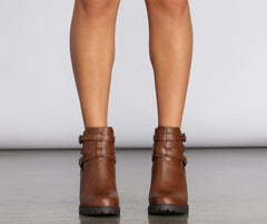 Again And Again Stacked Booties Newgew