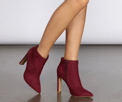 Sunday Funday Faux Suede Heel Newgew