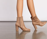 Everyday Slay Block Heel Booties Newgew