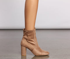 Everyday Slay Block Heel Booties Newgew