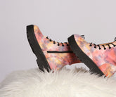 Tie Dye Lug Combat Booties Newgew