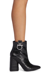 Step Out In Snake Booties Newgew