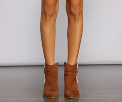 Cute And Cozy Faux Suede Booties Newgew