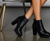 Tough Chic Lug Sole Booties Newgew