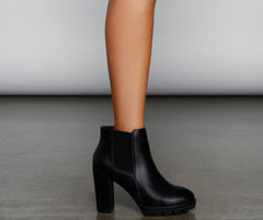Tough Chic Lug Sole Booties Newgew