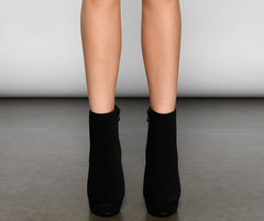 Major Trendsetter Faux Nubuck Booties Newgew