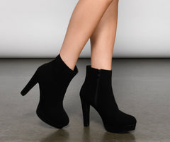 Major Trendsetter Faux Nubuck Booties Newgew