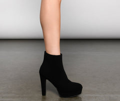 Major Trendsetter Faux Nubuck Booties Newgew