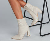 Strut Worthy Faux Leather Booties Newgew