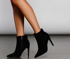 Sleek And Elevated Stiletto Booties Newgew