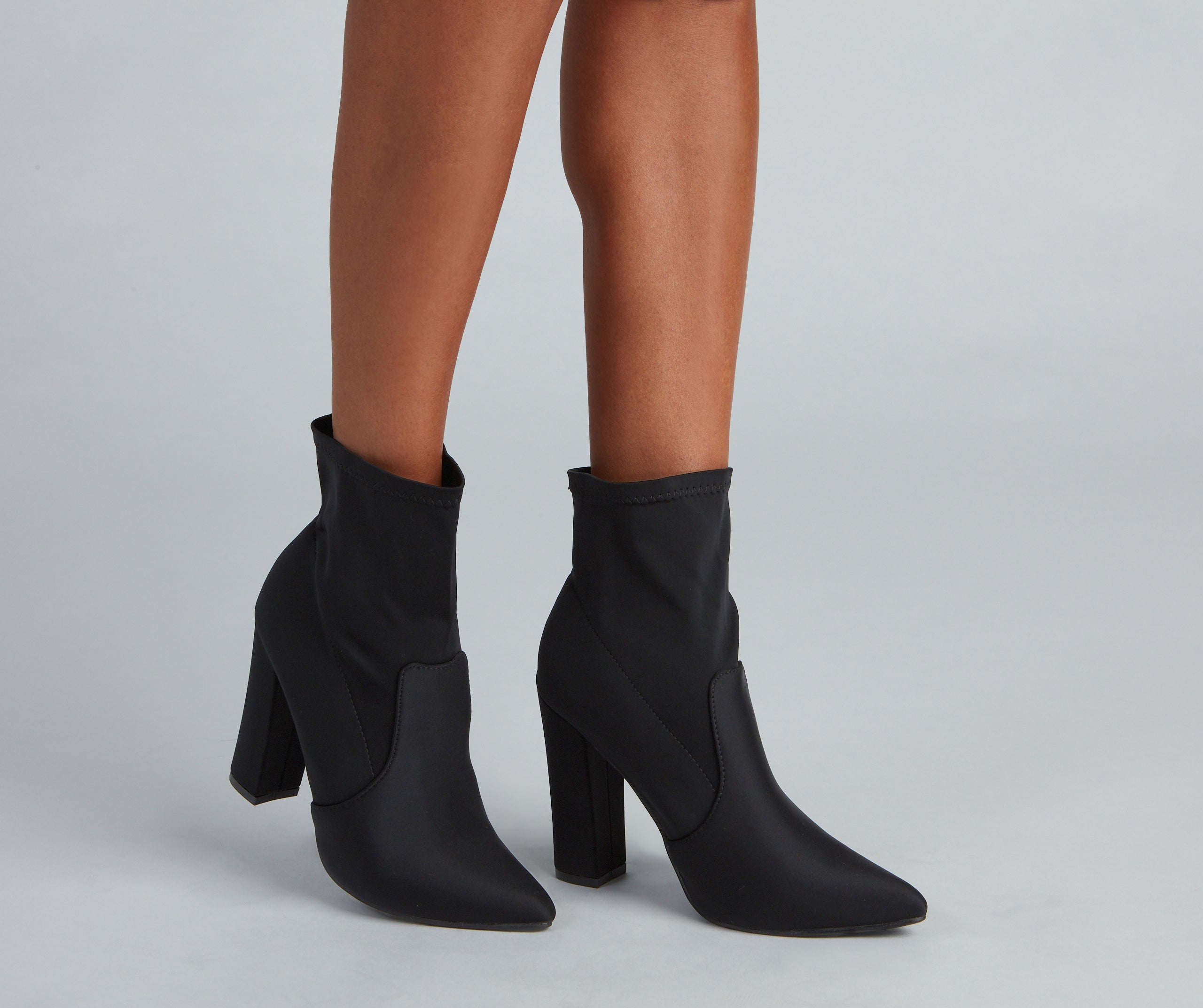 Style Staple Block Heel Booties Newgew