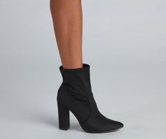 Style Staple Block Heel Booties Newgew