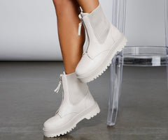 A Total Vibe Lug Sole Booties Newgew