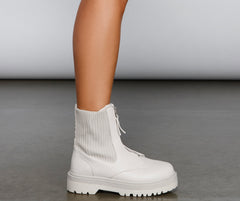 A Total Vibe Lug Sole Booties Newgew