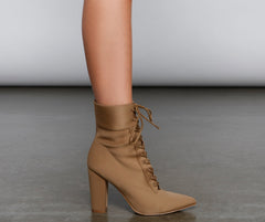 That Stunner Style Lace Booties Newgew