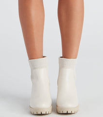 Cutie In A Lug Bootie Newgew