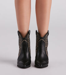 Country Style Cowboy Booties Newgew