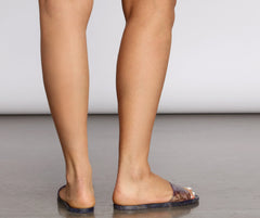 Jelly Snake Print Slides Newgew