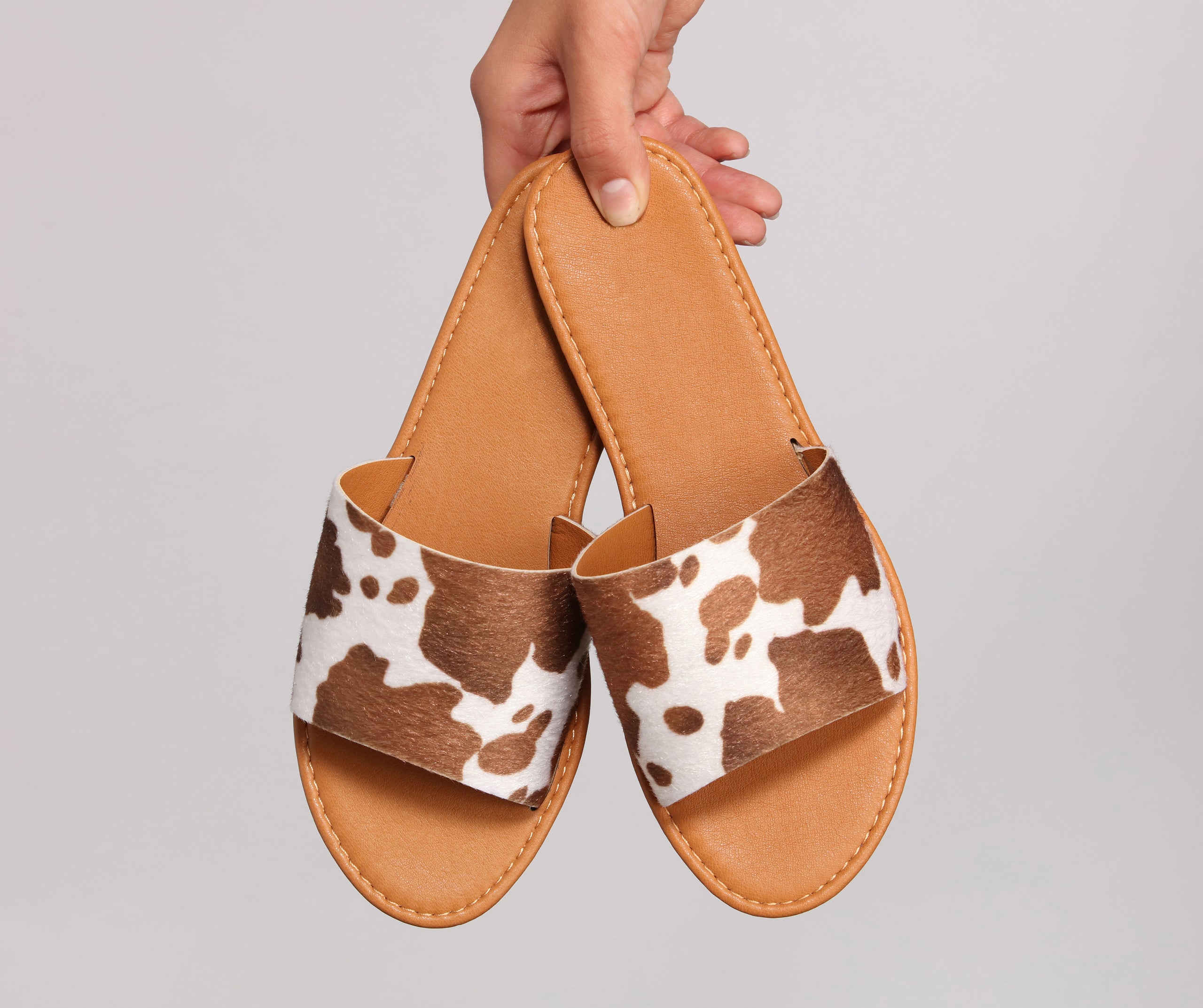 Western Style Slide-On Sandals Newgew