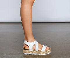 Casual Chic Espadrille Platform Sandals Newgew