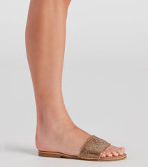 Summertime Sparkle Rhinestone Sandals Newgew