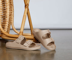 On Trend Double Buckle Sandals Newgew