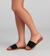 Let It Slide Single Band Sandals Newgew