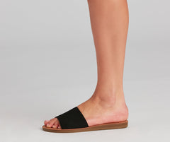 Let It Slide Single Band Sandals Newgew