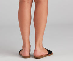 Let It Slide Single Band Sandals Newgew