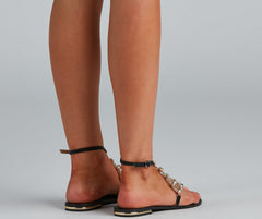 Glam Goddess Rhinestone Caged Sandals Newgew