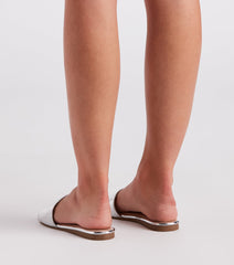 Chrome Cutie Slide Sandals Newgew