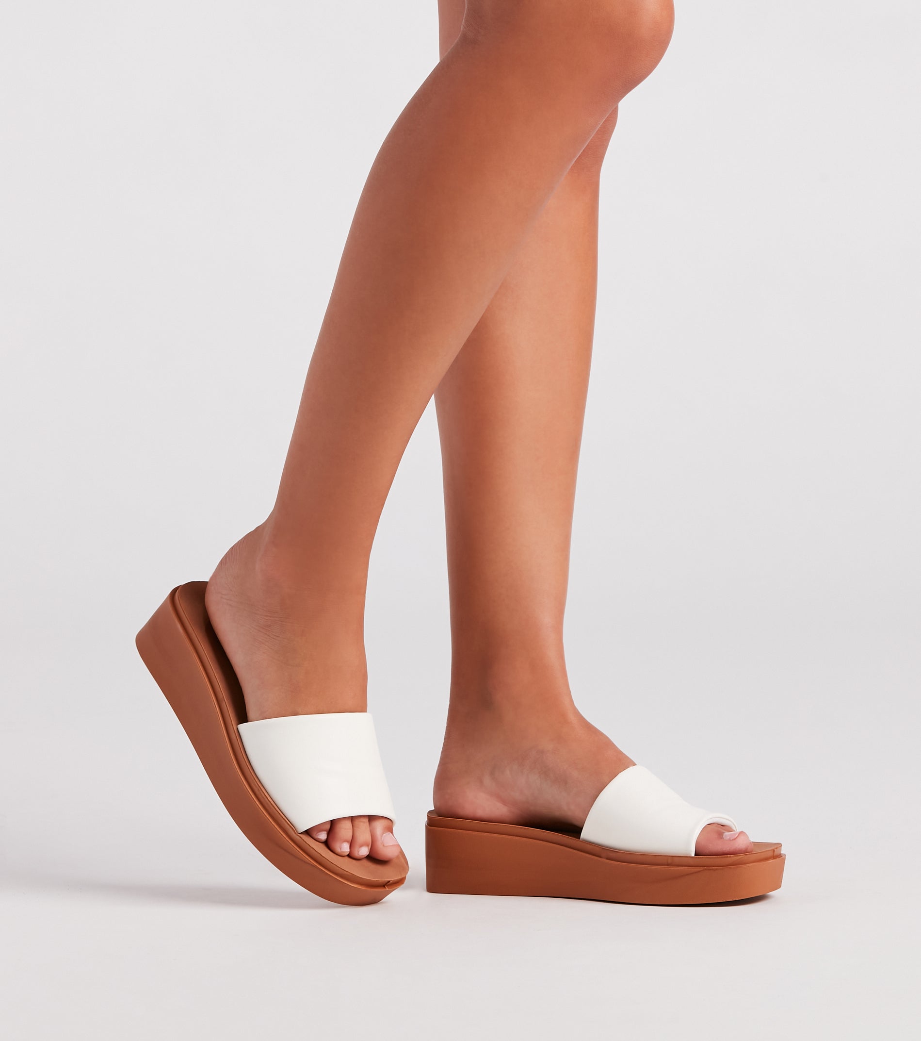 Coastal Babe Slip-On Wedge Sandals Newgew