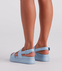 Stay Trendy Strappy Platform Sandals Newgew