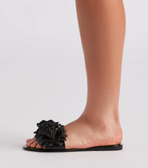 Pretty And Bold Floral Jelly Sandals Newgew
