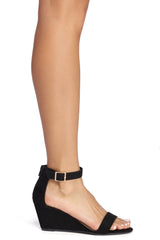 Low Wedge Ankle Strap Sandals Newgew