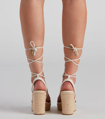 Perfect Day Espadrille Wedges Newgew