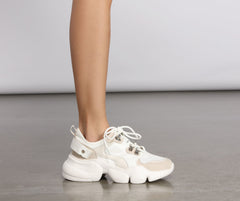 Game On Bungee Lace Chunky Sneakers Newgew