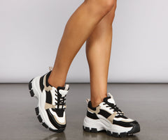 Taking Knit Easy Chunky Sneakers Newgew