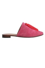 Tassels Denim Flat Mule Newgew