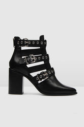 Hollow Buckle Ankle Boots Newgew