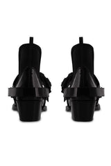 Darci Black Hi Shine Ankle Boots Newgew