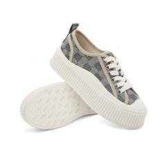 Platform Print Plimsolls Newgew