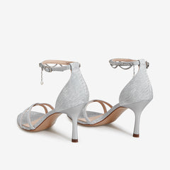 One-Word Belt With Chain Sandals Newgew