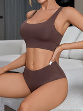 Seamless Racerback Wireless Tank Bra and Panty Set NewGew