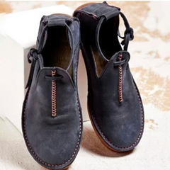 Super Comfort Round Toe Casual Lace-Up Flat & Loafers Newgew