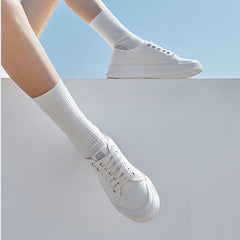 Thick-soled Height-boosting Low-top Casual Sneakers Newgew