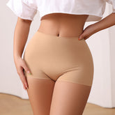 High-Waisted Solid Color Boyshorts Underwear NewGew