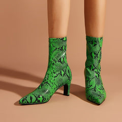 NewPointed Toe High Heeled Boots Newgew